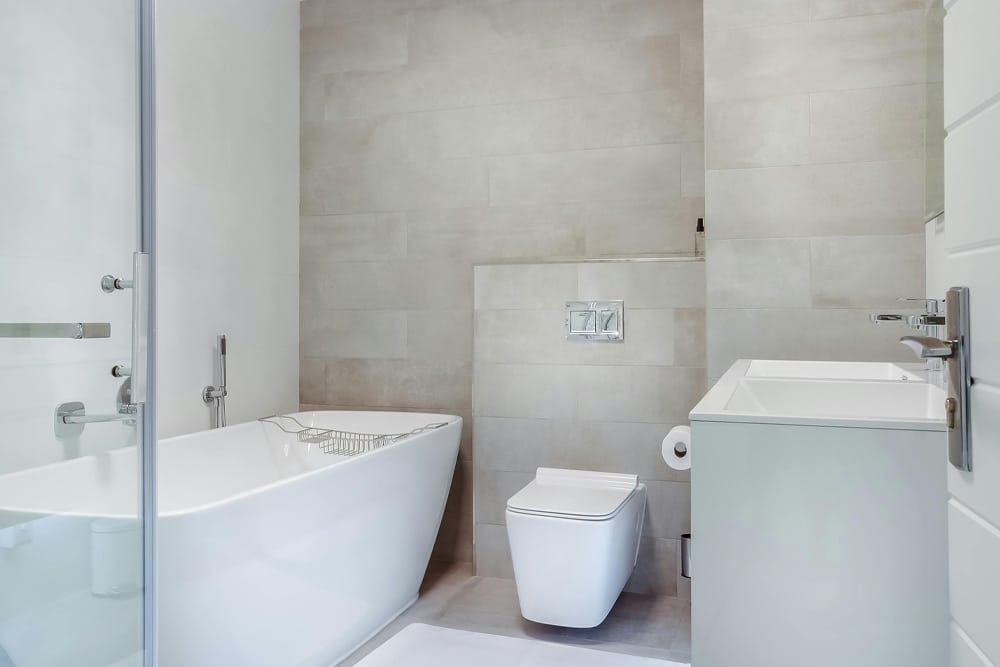 Rénovation d’une salle de bain dans un appartement - Notes de Styles Architecte d'intérieur Châteauneuf-du-Pape